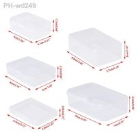 Rectangular Plastic Clear Transparent Storage Box Collection Container Organizer