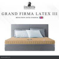 Dunlopillo ที่นอนยางพาราแท้ รุ่น Grand Firma Latex III หนา 4นิ้ว แถมฟรี หมอนหนุนสุขภาพ ส่งฟรี