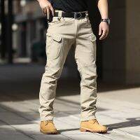 Hot Selling Army Style Camouflage Print Slim Fit Pants Men Fall Leisure Pockets Stretch Trousers Spring Men Casual Straight Long Pant