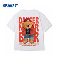 GWIT ท็อดด์ รหัสใหญ่หลวม เทรนด์จิ้น เสื้อยืดผู้ชายยี่ห้อไทด์ เสื้อยืดขนาดใหญ่สไตล์ฮิปฮอป   M-5XL GIT026