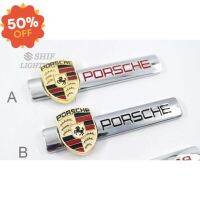 ต่อ 1 ชิ้น เพจโลโก้ ปอเช่ พอซ งานโลหะ ติดด้านข้างรถยนต์ Metal Gold PORSCHE Antique HORSE Logo Car Emblem Badge #สติ๊กเกอร์ติดรถ ญี่ปุ่น  #สติ๊กเกอร์ติดรถยนต์ ซิ่ง  #สติ๊กเกอร์ติดรถยนต์ 3m  #สติ๊กเกอร์ติดรถ