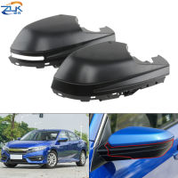 ZUK Car Exterior Rearview Mirror Lower Cover For HONDA CIVIC 2016 2017 2019 FC1 FC7 Door Side Mirror Buttom Cap Housing