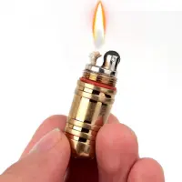 คุ้มสุด ๆ Mini Compact Kerosene Keychain Lighter ราคาคุ้มค่าที่สุด ไฟฉาย แรง สูง ไฟฉาย คาด หัว ไฟฉาย led ไฟฉาย แบบ ชาร์จ ได้