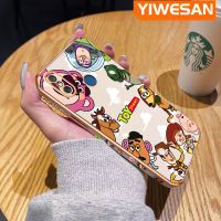 YIWESAN เคสสำหรับ Xiaomi MI 8การ์ตูนทอยสตอรี่เคสมือถือซิลิโคนชุบดีไซน์ใหม่ด้านข้างกันกระแทกขอบสี่เหลี่ยมเคสนิ่มเคสกันกระแทกกล้องฝาปิดเลนส์เต็ม