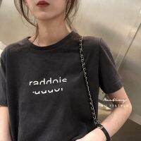 Japan StationShort sleeve Baju T-shirt womens Clothes Murah summer Korean Tops and Blouse 2022 new letter loose large size top wear students