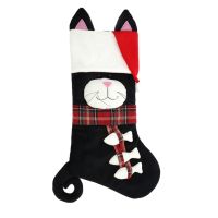 Dog Cat Christmas Bags Wrapping Packaging Holder Stockings 3D Hanger Socks Large Capacity Goodie Bag for Candy  Belt Dog Socks Tights