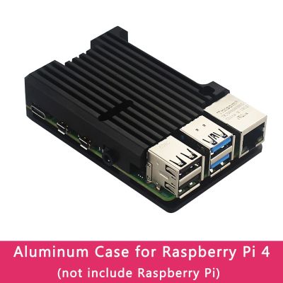 【✴COD✴】 fuchijin77 Raspberry Pi 4 Model B เคสอะลูมินัมอัลลอยกล่อง Cnc สำหรับ Raspberry Pi 4 Model B