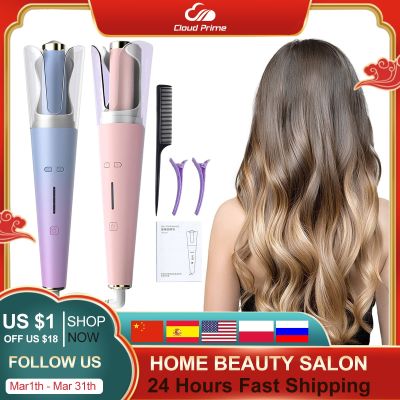[HOT XIJXEXJWOEHJJ 516] Auto Rotating Ceramic Hair Curler Automatic Curling Iron Styling Tool Hair Iron Curling Wand Air Spin And Curl Curler Hair Waver