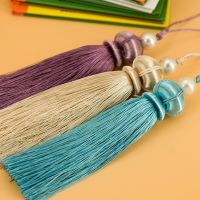 【YF】☬☌  2pcs/lot 14cm Lanyard Silk Tassel Sewing Curtain Big Accessories Pendant Fabric Decoration