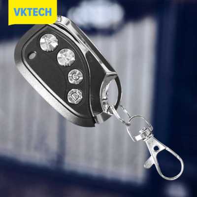Vktech รีโมทคอนโทรลควบคุมระยะไกลอาร์เอฟ433Mhz,รีโมทเปิด-ปิด4ปุ่มสำหรับเครื่องมือในครัวเรือนสำหรับประตูโรงรถประตูแกดเจ็ต
