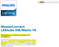 (รุ่นเก่า สตอคสุดท้าย) PHILIPS (10หลอด) Wireless Interact LED T8 16.5W 2,500lm 6500K