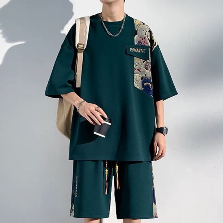 ready-guofeng-eapple-gr-suit-mens-summer-th-sn-s-fashn-breathable-casl-sports-round-neck-short-sed
