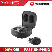 Motorola Moto Buds 100หูฟังไร้สายที่แท้จริงพร้อมระบบควบคุมแบบสัมผัสการโทรแบบแฮนด์ฟรีกันน้ำและเวลาเล่น14ชั่วโมง