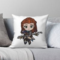 Aloy Horizon Zero Dawn Throw Pillowcase Polyester Linen Printed Zip Decort Pillow Case Car Bed Chair Cushion Cover