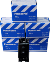 Panasonic มินิเบรกเกอร์ เบรกเกอร์ เบรคเกอร์ สวิตส์ตัดตอนอัติโนมัติ Safety Breaker 2P1E 30A