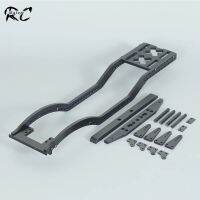 Metal Chassis Set Rails Frame with Shock Towers Leaf Springs Mounting Holes for 1/10 RC Crawler Axial SCX10 D90 TF2 B5 Upgrade