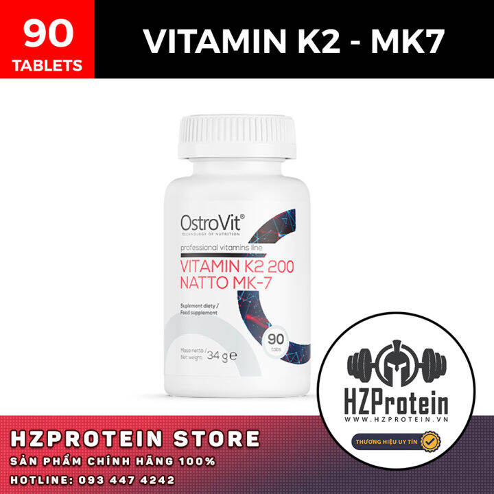OSTROVIT VITAMIN K2 NATTO 200MG (90 Viên ) Lazada.vn