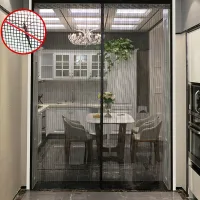1 Set Summer Anti Mosquito Insect Fly Bug Curtains Net Automatic Closing Door Screen Kitchen Curtains ployester fiber Curtains