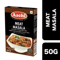 ?Product of UAE? (3 Pcs) Aachi Meat Masala 50g ++ อาชิ เครื่องแกงมาซาล่าเนื้อ 50g