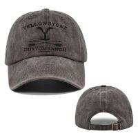 หมวกอาบแดดหมวกเบสบอลแบบ Snapback Yellowstone หมวกหมวกแก๊ปลำลองสำหรับผู้ชายและผู้หญิง2023ใหม่