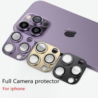 ✥✘ Full Cover Metal Camera Protector For iPhone 14 Pro Max Luxury Lens Tempered Glass For iPhone 14 Pro Max Camera Protection