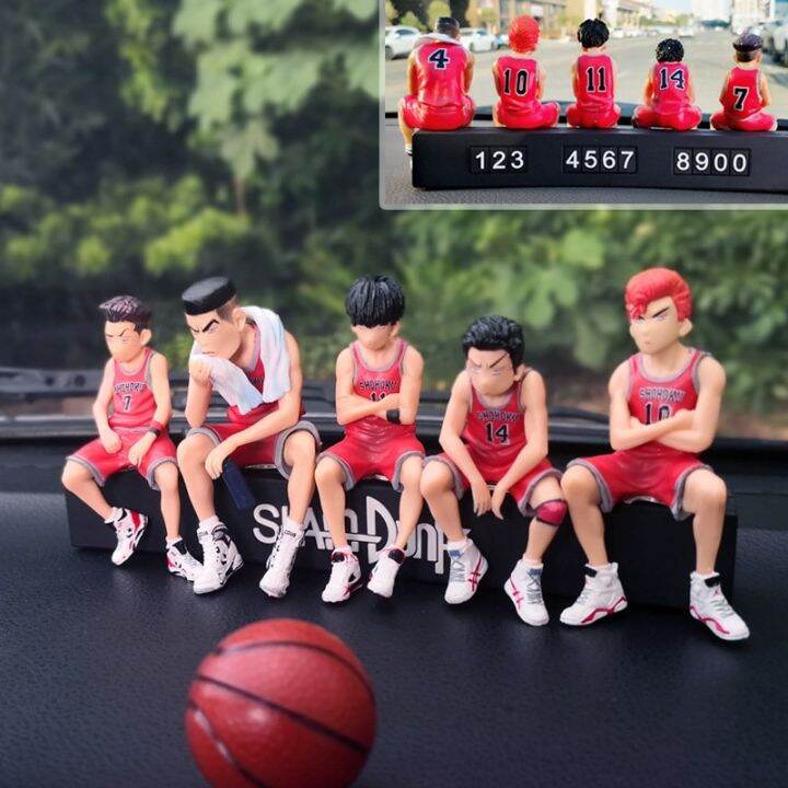 animation-cartoon-slam-dunk-hanamichi-cherry-wood-set-action-figure-statue-children-christmas-toy-gift