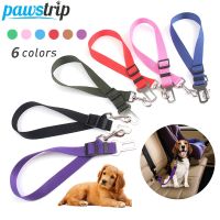 Adjustable Dog Leash Pet Car Safety Seat Belt for Small Medium Dogs Durable Travel Dog Harness Leash Clip Dog Accessories Collars