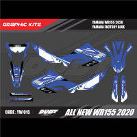 สติ๊กเกอร์วิบาก YAMAHA WR155R 2020 ทั้งคัน Graphic kit สติ๊กเกอร์เคลือบเงา สุดคุ้ม