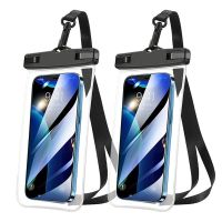 Waterproof Mobile Phone Case PVC Transparent Waterproof Phone Pouch Swimming Surfing Underwater Diving Water Proof Phone Bags