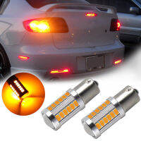 2x1156 bau15s p21w 180 ° 1056 1156py LED car light turn signal DC 122v 33-smd 33 SMD 5630 orange / Amber