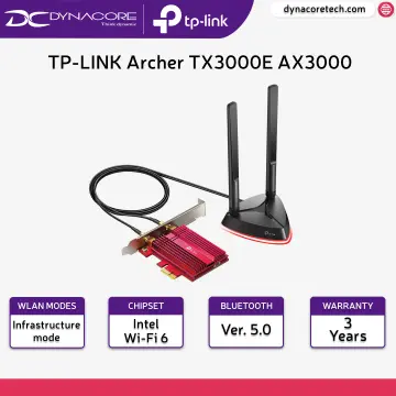 TP-Link WiFi 6 AX3000 PCIe WiFi Card (Archer TX3000E), Up to 2400Mbps,  Bluetooth 5.2, 802.11AX Dual Band Wireless Adapter with  MU-MIMO,OFDMA,Ultra-Low