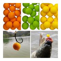 hot！【DT】 3pcs/lot Carp Fishing Pop Ups Boilies Beads Floating EVA Flavor Mainline Baits Lures Multi-flavor Pill Bait