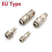 ♘ EU Type Pneumatic Fitting European Standard 1/4 3/8 1/2 Male Threaded Quick Push Coupling Connector Coupler For Air Compressor