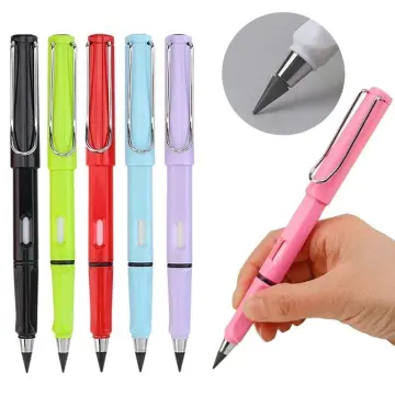 1pc Infinity Pencil No Sharpening Eternity Writing Pen Kawaii Unlimited Pens  Art Supplies Stationery With Replaceable Eraser