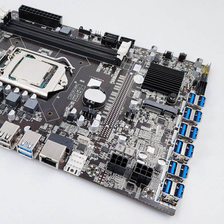 b75-eth-mining-motherboard-12-pcie-to-usb-g540-cpu-cooling-fan-switch-cable-sata-cable-ddr3-msata-lga1155-motherboard