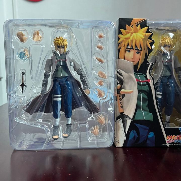 s-h-figuarts-shf-naruto-shippuden-โมเดลรุ่นที่สี่-namikaze-minato-ตุ๊กตาขยับแขนขาได้ของเล่นของขวัญสำหรับแฟนเคลื่อนย้ายได้