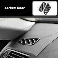 ■❖ carbon fiber Car Dasboard Air Vent Outlet Frame Trims chrome for Audi Q3 2019 2020 2021 Accessories Auto Styling2022 2023 s line