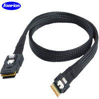 SAS SFF8654 4I เลี้ยว Minisas36P SFF8087 สายเชื่อมต่อ สายเคเบิลข้อมูลฮาร์ดดิสก์ของเซิร์ฟเวอร์ .