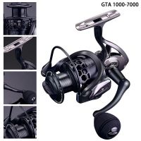 ZZOOI GTA Spinning Reel Gapless 14+1BB Twin Axis Seawater Resistant Spinning Wheels Fishing Reels Rod Reels Spinning Wheel