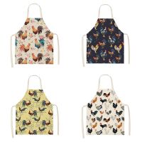 Chicken Kitchen Aprons for Women Linen Bibs Household Cleaning Apron Home Waterproof Chefs Cooking Baking Apron for Child Aprons