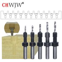 1pcs 8mm 10mm Shank HSS งานไม้ Countersink Router Bit Set Screw Extractor Remon Demolition สําหรับเครื่องตัดมิลลิ่งไม้