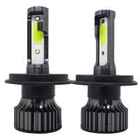 [ANYA Auto Parts] 2PCS LED ไฟหน้าอัตโนมัติชุดหลอดไฟ Mini ขนาด H7 H4 HB3 H11 H1 9005รถ H3 6000K 80W 12000LM รถยนต์ไฟหน้าหลอดไฟ