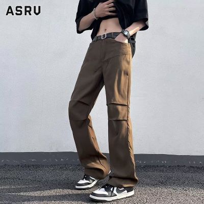 ASRV กางเกงขายาว ชาย กางเกงสแล็คชาย กางเกงสแล็คผู้ชาย กางเกงผู้ชาย กางเกงขายาวผู้ชาย กางเกงผู้ชายกางเกงขายาวลำลองกางเกงขาสั้นตรงฮิปฮอปกางเกงลำลองมีสไตล์