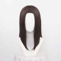 ccutoo Synthetic Eren Jaeger Yeager Dark Brown Wig Cosplay Costume Attack on Titan Heat Resistant Hair Men Women Carnival Party