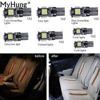 หลอดไฟสะดวกสบายสำหรับ Cadillac Ats L Led สำหรับภายในรถยนต์อะไหล่ W5w C10w ไฟหน้าสีขาว12ชิ้นไฟหน้า