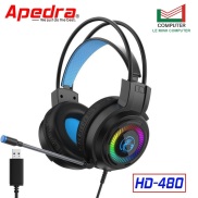 Tai nghe chụp tai Headphone Gaming APERA HD-480 Led Jack cắm USB 7.1