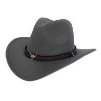 BUTTERMERE Western Cowboy Hat Women Men Cow Gentleman Jazz Sombreros Hombre Cap Vintage Autumn Winter Elegant Lady Cowgirl Hats