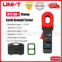 【UNI-T Original】UNI-T UT278A + ดิจิตอลความแม่นยำสูงจอแสดงผลClampสายดินเครื่องวัดแบบขาหนีบความต้านทานดินTester