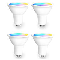 AC110220V GU10 5W Smart TUYA WIFI RGB+CCT CUP light Support APP Dimming And Coloring Alexa Speaker Voice Control Spotlight