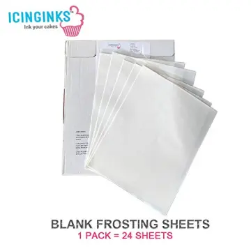 Icinginks Blank Chocolate Transfer Sheets